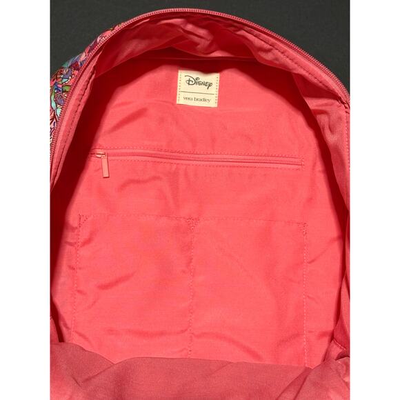 Vera Bradley Ariel’s Pink Lagoon Essential Large Backpack Little Mermaid NWT main image 6